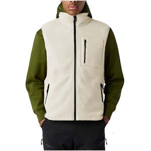 Gilet polaire léger pour homme, sans manches, zippé, décontracté, pour l'extérieur, le golf, veste chaude d'hiver, vente en gros - Product Image 1
