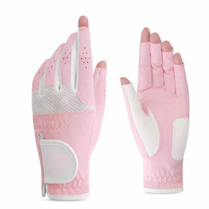 Guantes de Golf Ligeros sin Dedos para Mujer, Ajuste Flexible para Práctica y Entrenamiento Deportivo al Aire Libre - Product Image 1