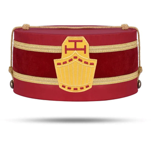 หมวกมงกุฎปักมือ Royal Arch P.H.P. ของสมาคมเมสัน คุณภาพสูง ปรับขนาดได้ ผลิตจากผ้าฝ้าย 100% ระบายอากาศได้ดี สั่งทำพิเศษ - Product Image 1