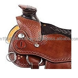 Selles Western Roping Ranch Wade en cuir ensemble de selles Western Dressage selles pour chevaux cavalier Portable avec logo personnalisé - Product Image 4