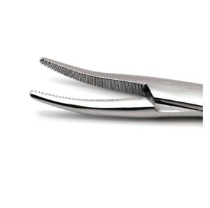 Pinzas Hemostáticas Curvas de Acero Inoxidable, Instrumentos Quirúrgicos Dentales con Bloqueo - Product Image 2