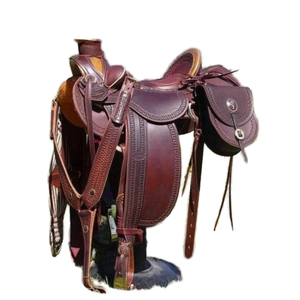 Silla de carreras de estilo europeo de cuero genuino de diseñador personalizado, asiento de equitación de la mejor calidad, artículo ecuestre de fábrica - Product Image 2