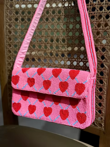 Bolso de Mujer Hecho a Mano con Cuentas de Resina TCE |   Cartera Artesanal Tradicional para Mujer |   Accesorio de Moda Étnico Hecho a Mano - Product Image 4