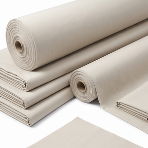 Wholesale Combed PC Blend Poplin <b>Fabric</b> 30CD 76x66 110 Inch Plain Weave Breathable <b>Medium</b> Weight Bedding OEM ODM Custom - Product Image 2