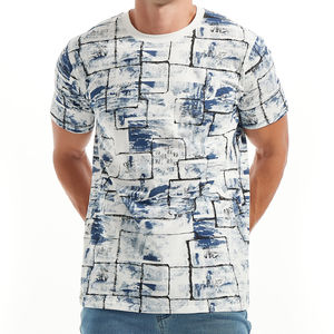 T-shirt pour homme de haute qualité 100% polyester, design par sublimation, t-shirts pour garçons, design personnalisé, t-shirts imprimés surdimensionnés avec OEM - Product Image 2