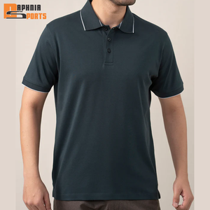 Venta Directa de Fábrica, Suéter de Punto Suave, 100% Algodón, Antiarrugas, Talla Grande para Hombre, Cuello Camisero, Diseño Personalizado, Transpirable - Product Image 4