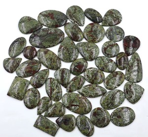 Cabujón de Piedra de Jaspe Sangre de Dragón Natural al por Mayor, Cabujón de Jaspe Dragón para Fabricación de Joyas, Gema Suelta - Product Image 4