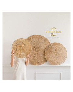 Mural Decorativo de Pared de Mimbre Rectangular Grande, Tendencia Moderna, Organizador Multifuncional para Hogar y Jardín, Ecológico, Vietchoice - Product Image 4