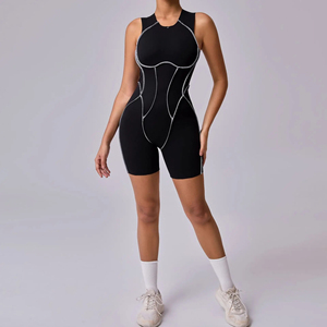 Mono Deportivo de Yoga sin Mangas para Mujer, Verano 2026, Nuevo, de una Pieza, con Diseño Sólido, Ropa de Gimnasio y Fitness - Product Image 6