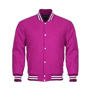 Blouson universitaire d'hiver coupe-vent uni tendance OEM zippé léger pour homme, couleur personnalisée, en duvet, collection 2026 - Product Image 2