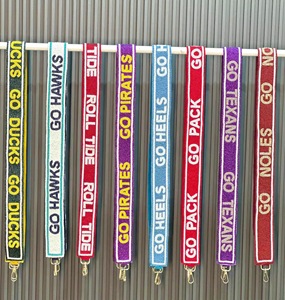 Correa para Bolso de Cuentas de Vidrio Bordadas a Mano CRYSTAL CRAFT, Color y Tamaño Personalizables, Diseño Artístico de Estrella para Eventos Deportivos - Product Image 1