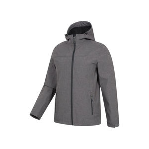 Nouvelle conception, veste imperméable d'extérieur pour homme, doublée, coupe-vent, à capuche, en patchwork, pour la randonnée, automne - Product Image 3