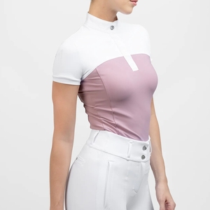 Chemise de compétition équestre de haute qualité, extensible dans 4 directions, en tissu technique doux au toucher, idéale pour la compétition et les spectacles. - Product Image 2