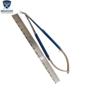 Premium Micro Needle Holder Stainless Steel Precision Microsurgical <b>Instrument</b> for Ophthalmic <b>Neurosurgery</b> ENT Plastic - Product Image 3