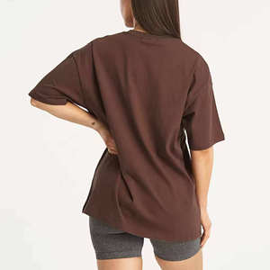 Women Oversized T-Shirt Soft Cotton Loose Fit Short Sleeve Crew Neck Casual Street Style Everyday Comfort <b>Top</b> - Product Image 6