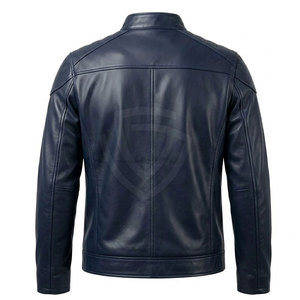 Veste en cuir pour homme 2026, dotée d'un savoir-faire moderne, d'une construction confortable et d'un style quotidien tendance - Product Image 2