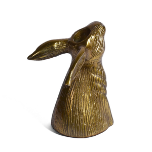 Porte-bougie décoratif en forme de lapin, en métal doré, pour la décoration de la maison et les cadeaux - Product Image 2