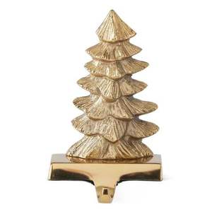 Hot Sale Wood Base Aluminium Top Christmas <b>Stocking</b> <b>Holder</b> For Hanging Decorative Use Xmas <b>Stocking</b> <b>Holder</b> With Silver Tree Top - Product Image 1