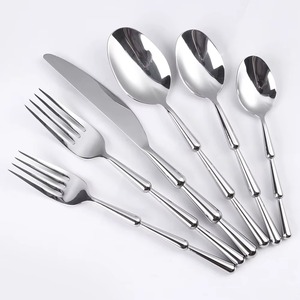 High on Demand Highly Polished Cutlery Set Fork Spoon Set Stainless Mirrored Steel Flatware Sets for Restaurant Use Dining Decor - Product Image 1
