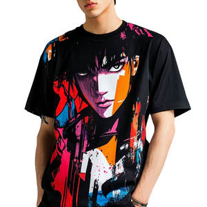 เสื้อยืดระบายอากาศได้ดีแห้งเร็วสำหรับผู้ชายเสื้อยืดแบบถักความยาวสั้นแบบลำลองออกแบบและพิมพ์ลายได้ตามต้องการ - Product Image 1