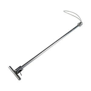 Poignée en T pour porcs, attrape-chien en acier inoxydable avec verrou, outil de contention vétérinaire pour bétail et usage agricole - Product Image 1