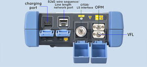 OTDR novker NK4000มินิเวลาโดเมนแสงสะท้อนแสงหน้าจอสัมผัส VfL ols opm FTTH 1310/1550nm 500M-100km ใยแก้วนำแสง - Product Image 5