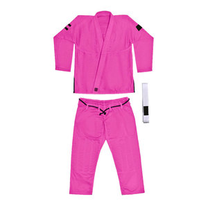 Traje de Jiu Jitsu Brasileño Clásico de Diseño Sólido con Logotipo Frontal, Duradero, 100% Algodón, de Secado Rápido y Transpirable, Hecho en Pakistán - Product Image 1