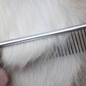 Peine de Metal Premium para el Cuidado del Cabello, Peine Suave para el Cuidado del Pelaje, Peine de Doble Acción para Eliminar Nudos y Pelo Suelto - Product Image 5