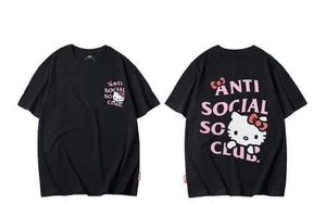 Camiseta Unisex de Algodón Slub con Número Estampado, Manga Corta, Holgada, para Hombre, Estilo Casual de Verano - Product Image 5