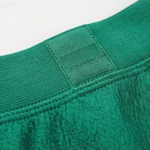 Jupe courte trapèze verte pour femme, taille élastique, plissée, couleur unie, respirante, en polyester, pour toutes les saisons - Product Image 4