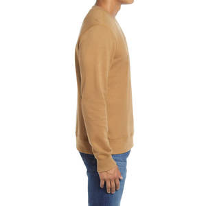 Men's <b>Pullover</b> <b>Jumpers</b> O Neck Long Sleeves Front Breathable Wool/Cotton Winter Fleece Solid Pattern Sweatshirt - Product Image 2