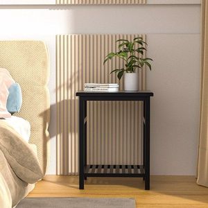 Comodino in bambù WTZ salvaspazio, tavolino versatile per camera da letto e soggiorno, tavolo consolle per comodino e salotto - Product Image 6