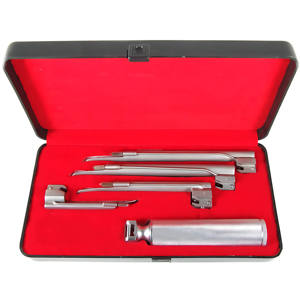 Kit de Laringoscopio Veterinario LED Profesional Miller de Acero Inoxidable, Equipo de Diagnóstico Veterinario con 4 Hojas Rectas para Intubación, Certificado CE - Product Image 2