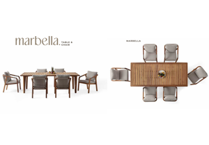Modern Solid <b>Wood</b> Frame Cushioned 4-Seater Outdoor <b>Garden</b> Sofa Set with Rope Side <b>Table</b> for Courtyard Balcony Terrace - Product Image 2