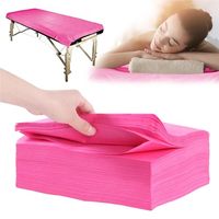 100 pièces de draps de lit non tissés, housses de table de massage jetables, housses ajustées pour salon, spa, tatouage, protection pour la beauté, la chiropratique