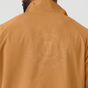 Vestes d'hiver décontractées sur mesure avec fermeture éclair quart de tour et logo frontal, écologiques et respirantes, grandes tailles pour hommes - Product Image 6