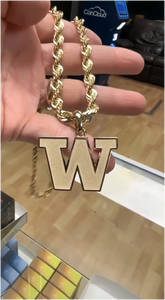 Collares con Colgante de Letra Mayúscula Personalizada, Joyería Personalizada, Collares con Incrustaciones de Diamantes - Product Image 2