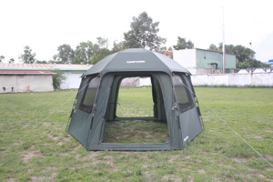 Carpa de Camping CAMPTOWN Sunset 380 Green Dome para 6-8 Personas, Impermeable 3000mm, Protección UV, Uso Familiar en Exteriores para las Cuatro Estaciones - Product Image 2
