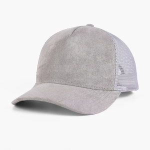 Casquette Trucker Unisexe Bleu Marine à Dos en Maille Couleur Unie Réglable 6 Panneaux Chapeau Décontracté pour Adultes Printemps-Été - Product Image 3