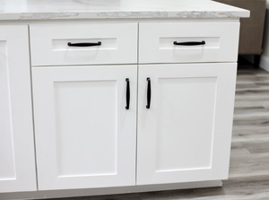 ตู้ครัวบานเปิดคู่สีขาวเบส รุ่น B36 แบบ Shaker Door ประกอบสำเร็จ (RTA) ผลิตในเวียดนาม - Product Image 6