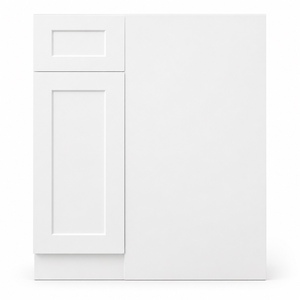 Meuble bas d'angle aveugle OEM 33 pouces blanc Shaker 1 tiroir RTA Direct usine Vietnam - Product Image 1