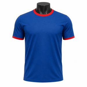 Camiseta de Fútbol Personalizada, Ropa Deportiva de Manga Corta, 100% Poliéster, Malla Antibacteriana, Transpirable, de Secado Rápido, Unisex - Product Image 1
