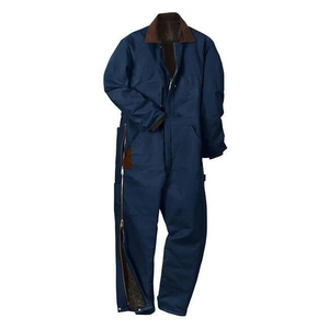 Combinaison de vol isolée respirante bleu marine certifiée CE, combinaison d'hiver une pièce, vêtements de travail professionnels unisexes, style aviation - Product Image 1