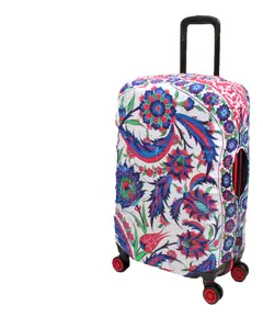 Housse de valise élastique double face 20 24 28 32 pouces, tissu en Spandex, Design artistique créatif fabriqué en turquie, pour bagages de voyage