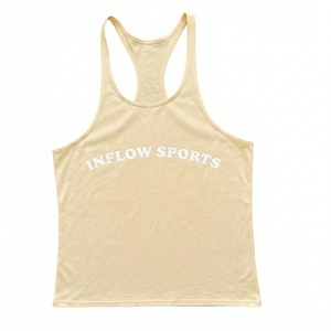 Unisex Basic Cotton Tank top Custom Logo 100% Wholesale Custom Logo High Quality Fashion Men <b>Running</b> Workout <b>Singlet</b> - Product Image 6