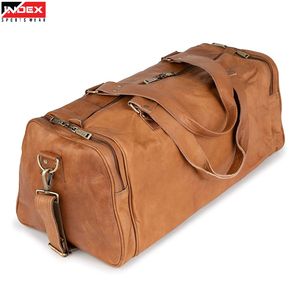 กระเป๋าเดินทางหนังสีน้ำตาลคุณภาพเยี่ยมสำหรับมืออาชีพ - Product Image 1