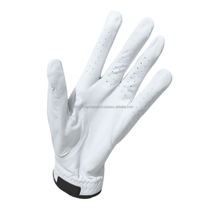 Guantes de golf para zurdos personalizados para hombres y mujeres de alta calidad transpirable cuero genuino Spandex Cabretta Material deportes - Product Image 3