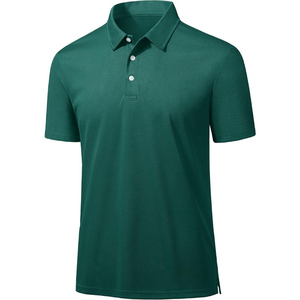 Chemises pour hommes en coton 100% respirant à séchage rapide, tricotées, décontractées, grandes tailles, imprimées sur mesure - Product Image 1