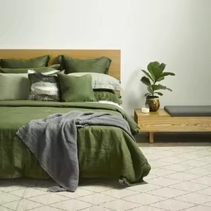 Ensemble de 3 pièces de literie pour hôtel, maison, hôpital, avec housse de couette et oreillers doux à boutons, 400TC - Product Image 4