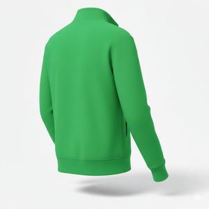Sudadera térmica de invierno para hombre con cuello alto y media cremallera, personalizada, de poliéster/algodón ecológico. - Product Image 5